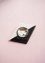 Load image into Gallery viewer, Two-tone plexi brooch
