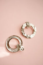 Load image into Gallery viewer, Silver clip-on earrings
