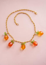 Charger l&#39;image dans la galerie, 🍊 Collier Oranges - Les Fruités upcyclés
