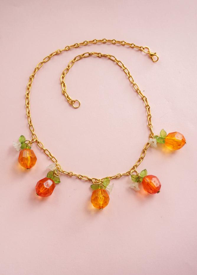 🍊 Collier Oranges - Les Fruités upcyclés