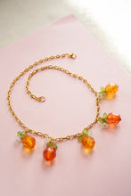 Charger l&#39;image dans la galerie, 🍊 Collier Oranges - Les Fruités upcyclés
