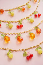 Load image into Gallery viewer, 🍋🍊 Collier oranges et citrons - Les Fruités upcyclés
