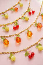 Charger l&#39;image dans la galerie, 🍊 Collier Oranges - Les Fruités upcyclés
