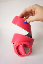 Charger l&#39;image dans la galerie, Ceinture vinyl rose ≤72cm
