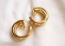 Load image into Gallery viewer, Maxi Gold Hoop Earrings
