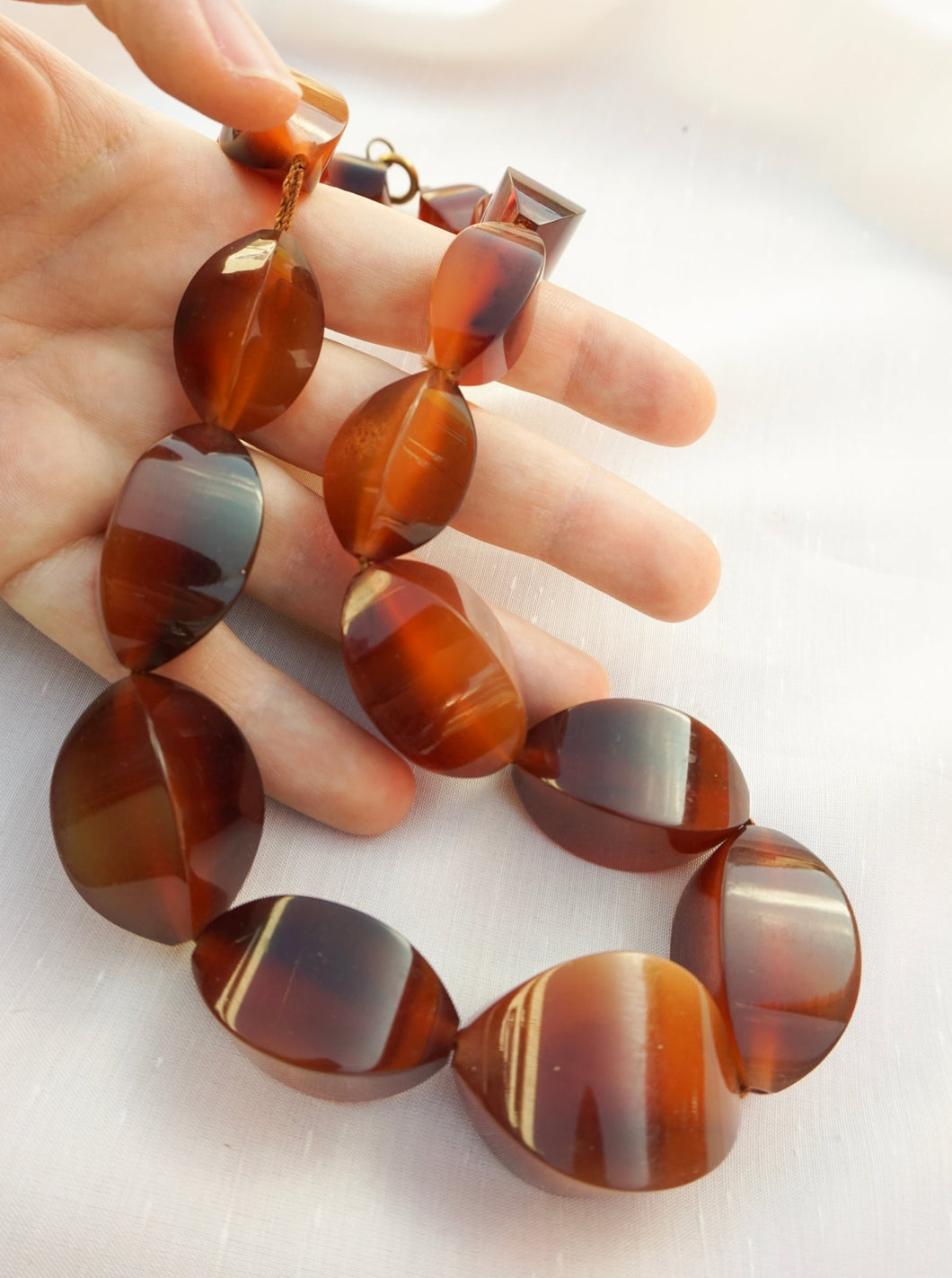 Maxi amber necklace