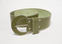 Load image into Gallery viewer, Wide khaki green belt ≤ 88cm
