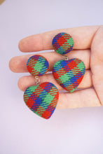 Load image into Gallery viewer, Navy blue heart clips
