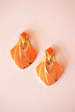 Charger l&#39;image dans la galerie, Boucles clips oranges
