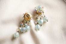 Load image into Gallery viewer, Clip-on blue beads - [ Antique Jewelry ]
