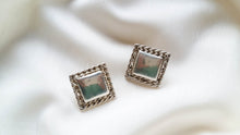 Load image into Gallery viewer, REMIDYS - Vintage silver square clips
